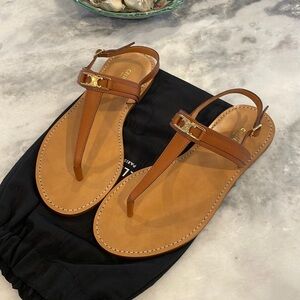 Celine Triomphe Thong Sandal